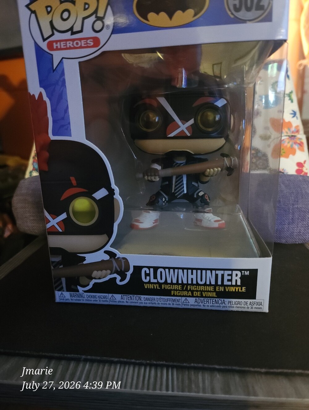 Funko Pop! Heroes Clownhunter Figure - Black, Red, Yellow & White